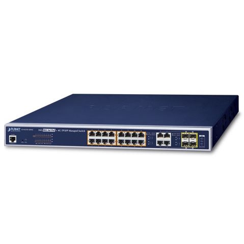   Switch   Switch 19 admin. L2 16 Giga POE at + 4 combo 220W GS-4210-16P4C