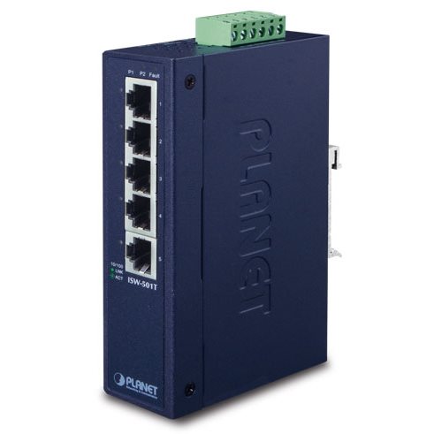   Switch   Switch indus IP30 5 ports 100Mbits -40/75 ISW-501T