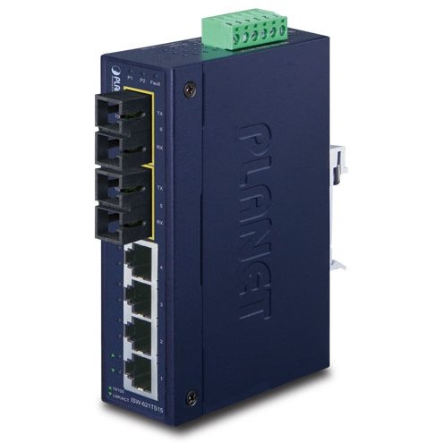  Switch   Switch indus IP30 4x 100Mbits +2 SC 15km -40/+75 ISW-621TS15