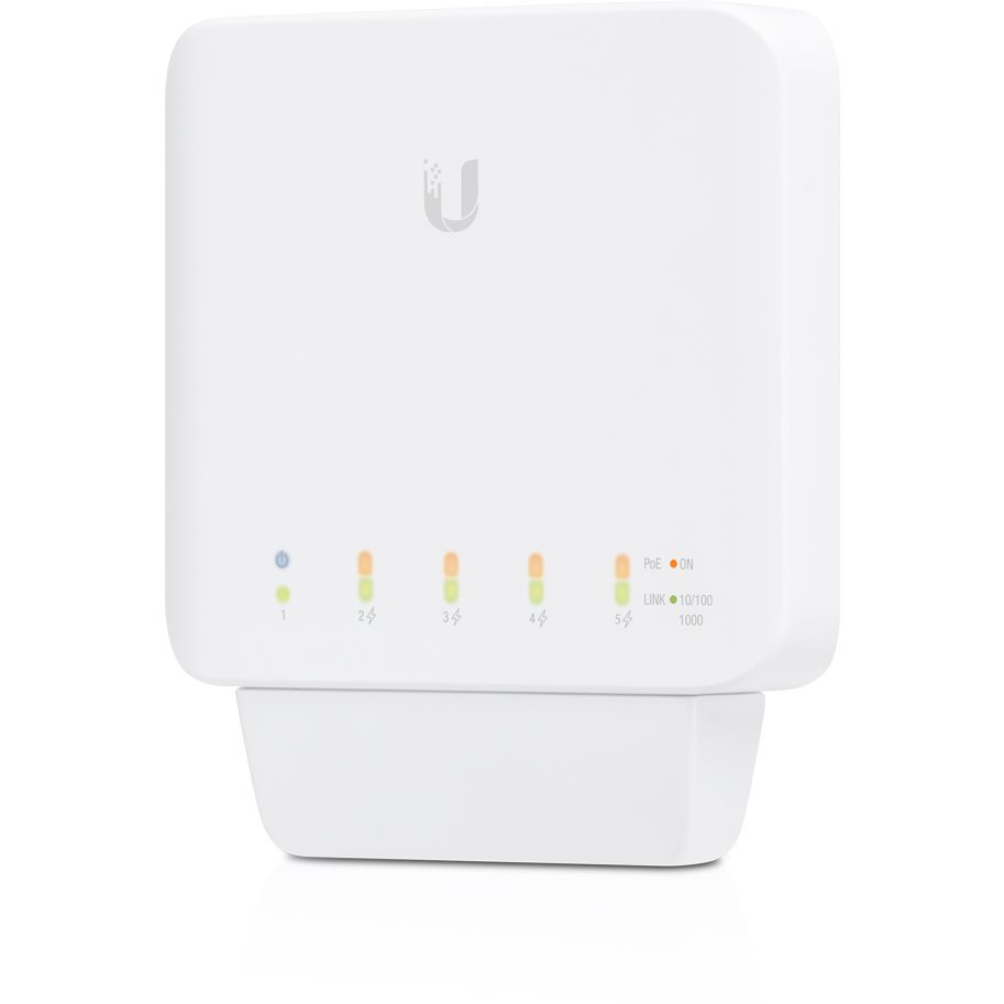   Switch   UniFi Switch Giga Outdoor 1 PoE bt In 4 PoE Out USW-FLEX